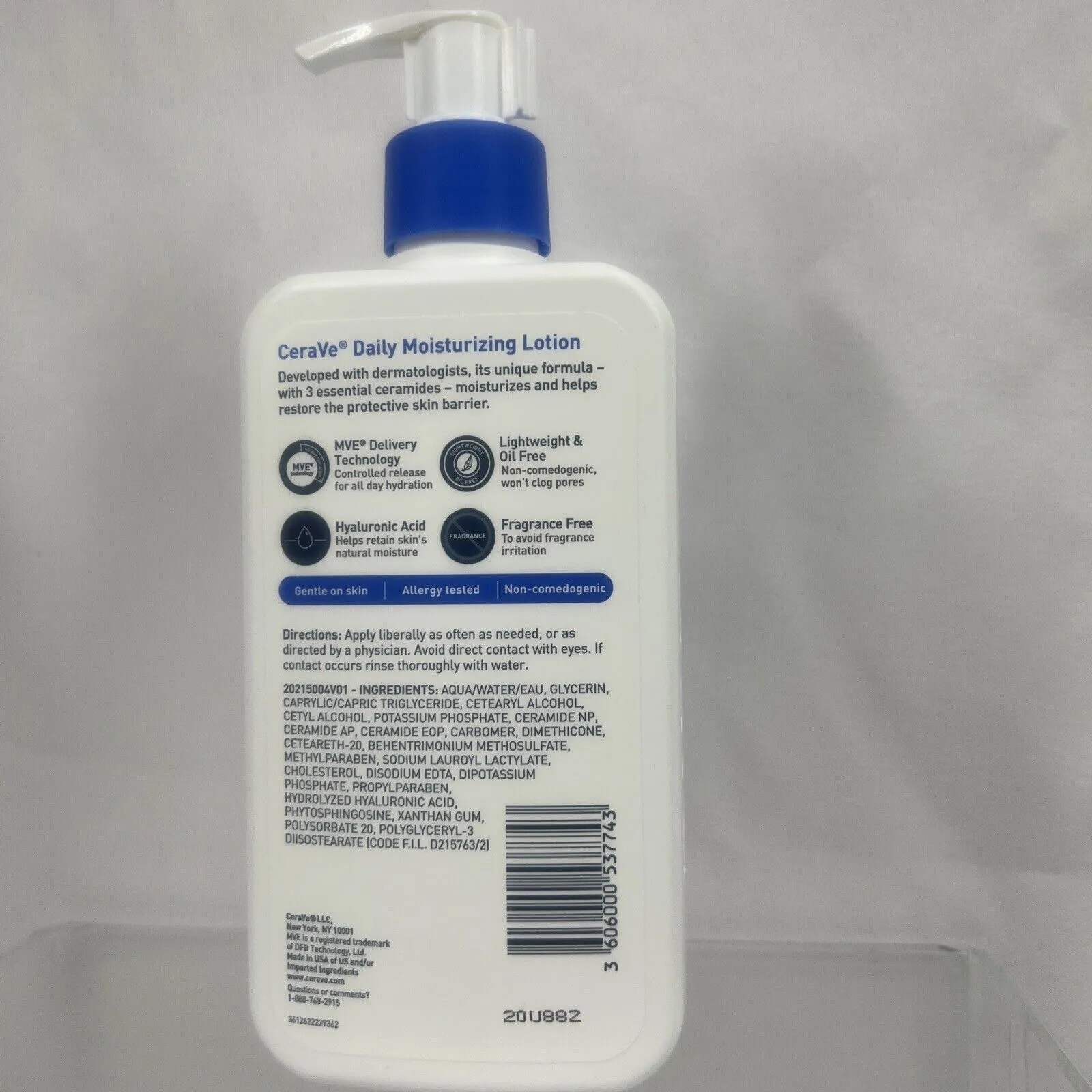 CeraVe Daily Moisturizing Lotion Hyaluronic Acid  Restore 12oz COMBINE SHIPPING!