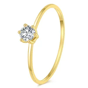 Classic Six Prong Stacking Solitaire Ring