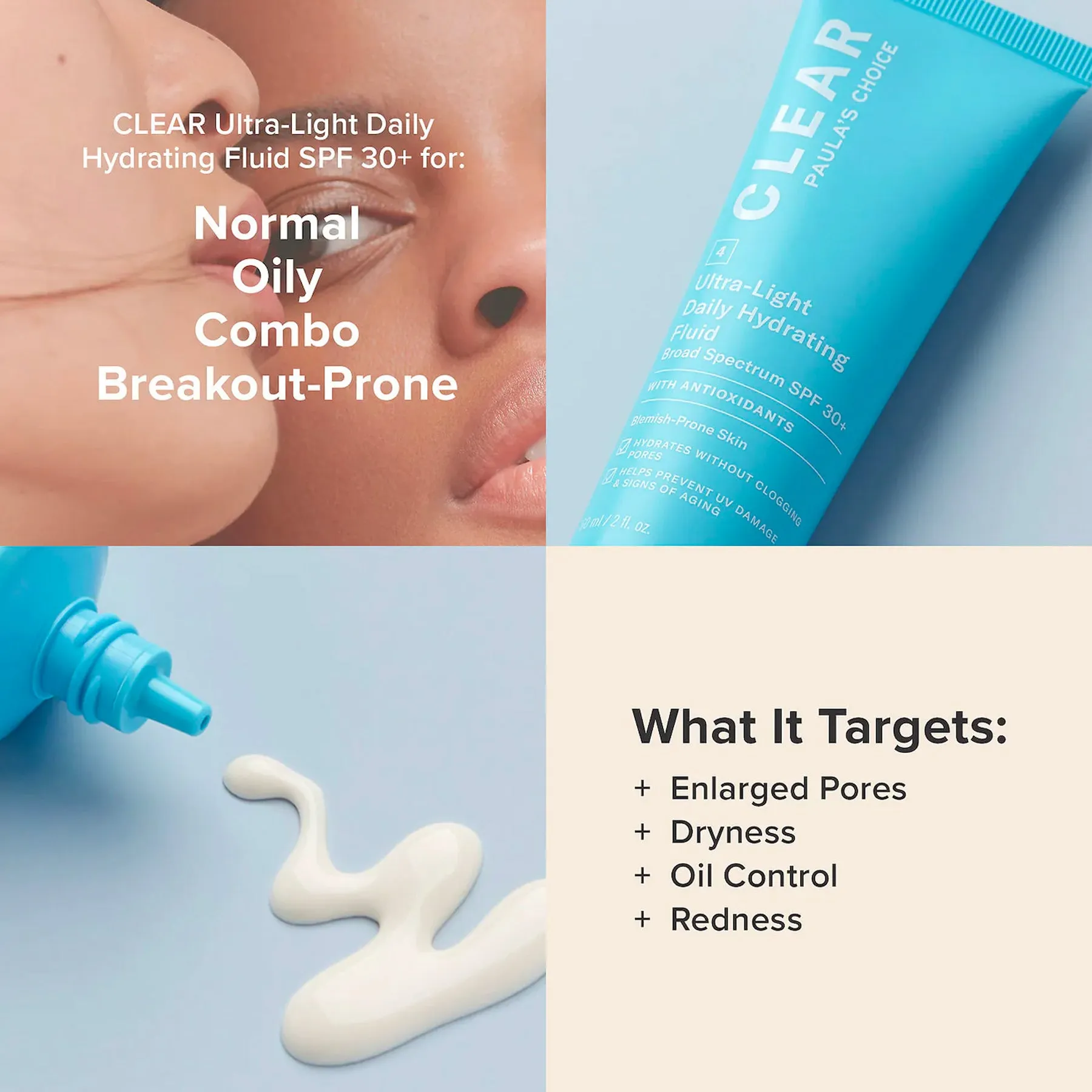 Clear Ultra-Light Daily Hydrating Fluid SPF 30 