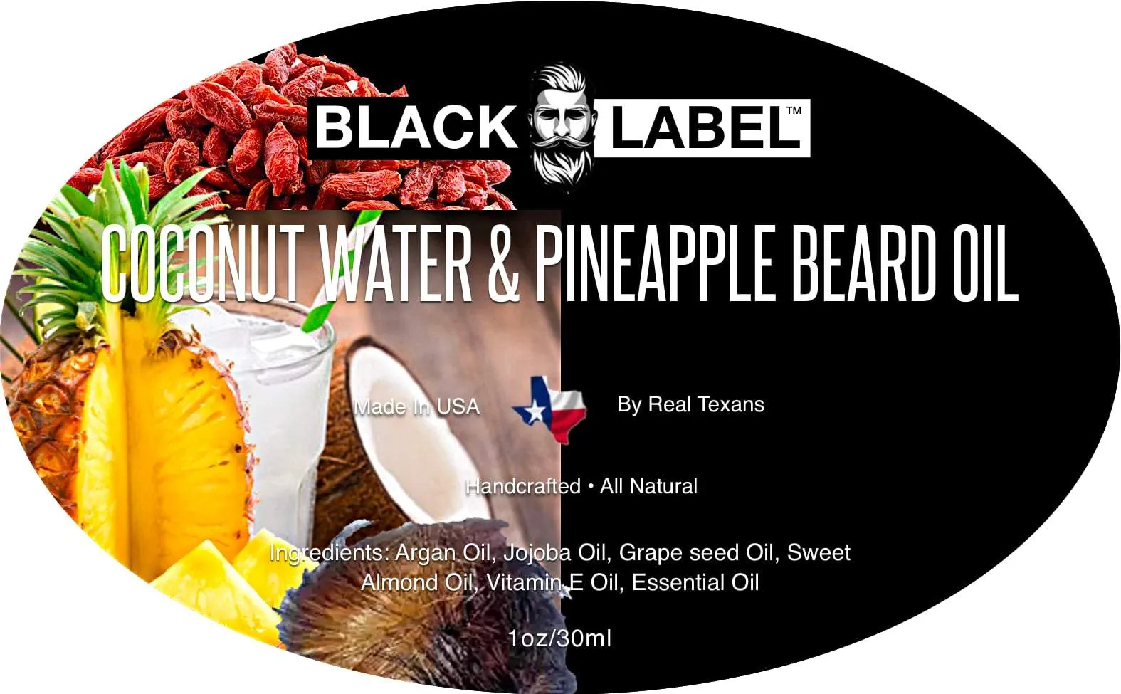 Coconut Water and Pineapple Beard Oil