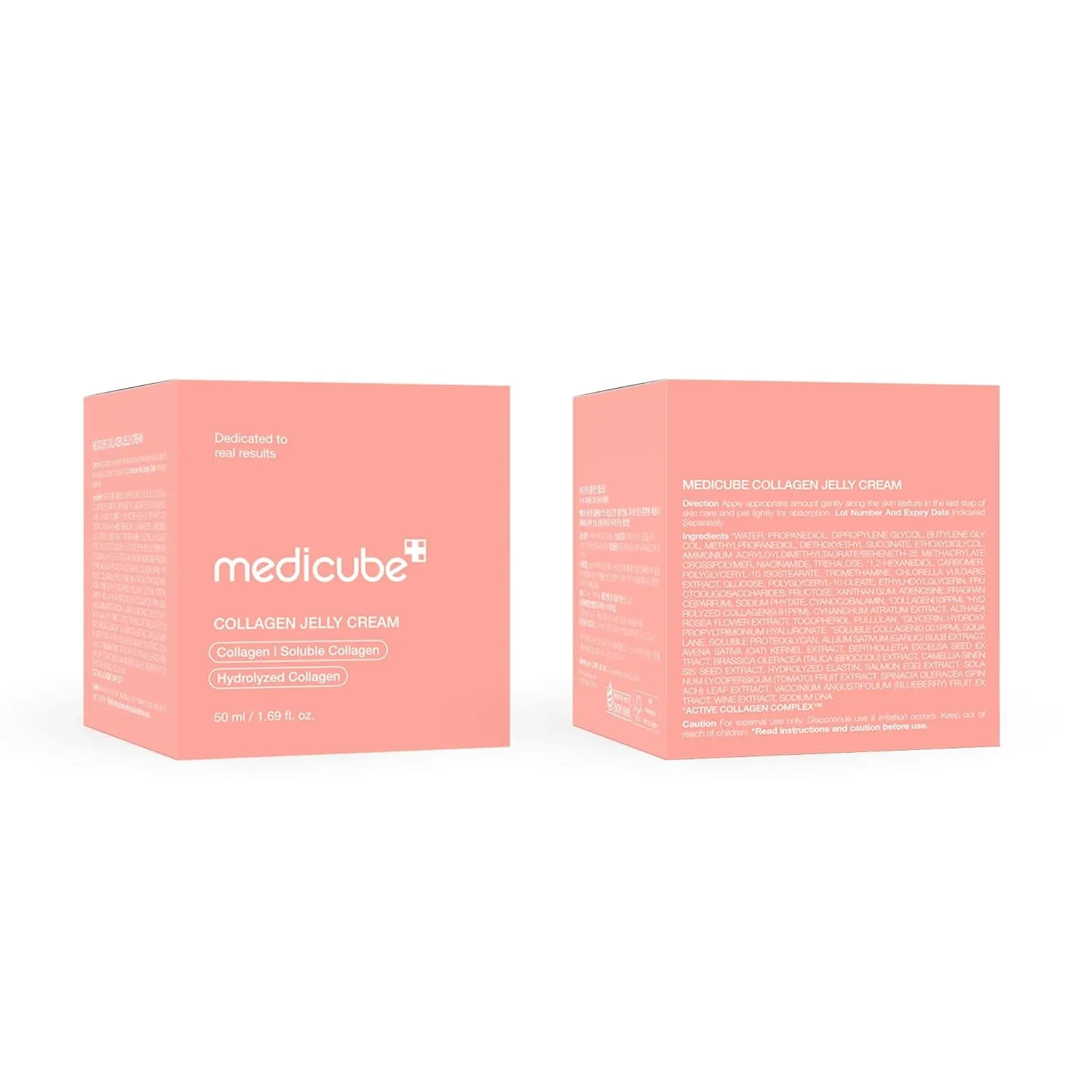 Collagen Jelly Cream- Niacinamide & Freeze-Dried Hydrolyzed Collagen - Boosts Skin'S Barrier Hydration and Gives 24H Glow & Lifted Look - No Artificial Color, Korean Skincare (3.71 Fl.Oz.)