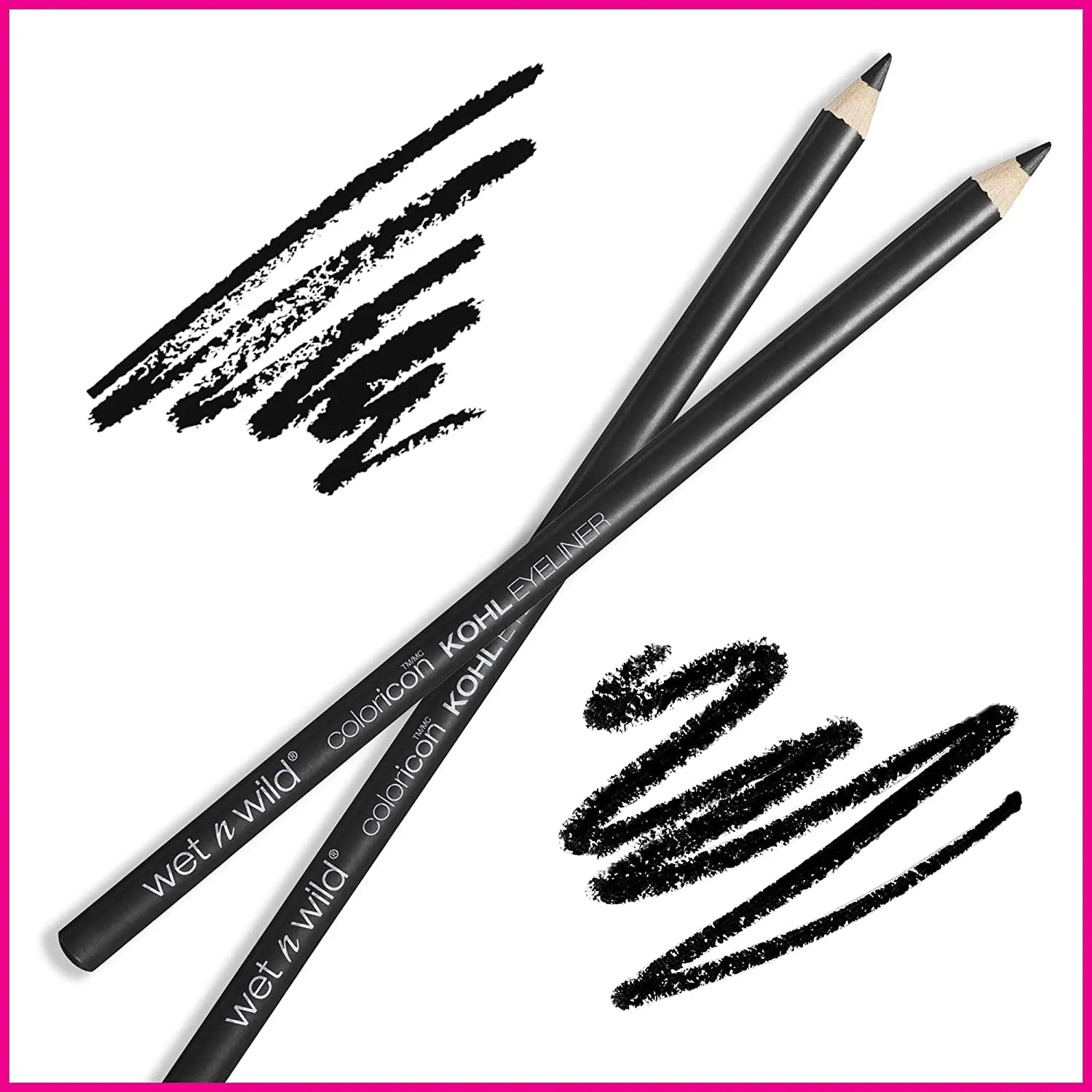 Color Icon Kohl Eyeliner Pencil - Rich Hyper-Pigmented Color, Smooth Creamy Application, Long-Wearing Matte Finish Versatility, Cruelty-Free & Vegan - Baby'S Got Black