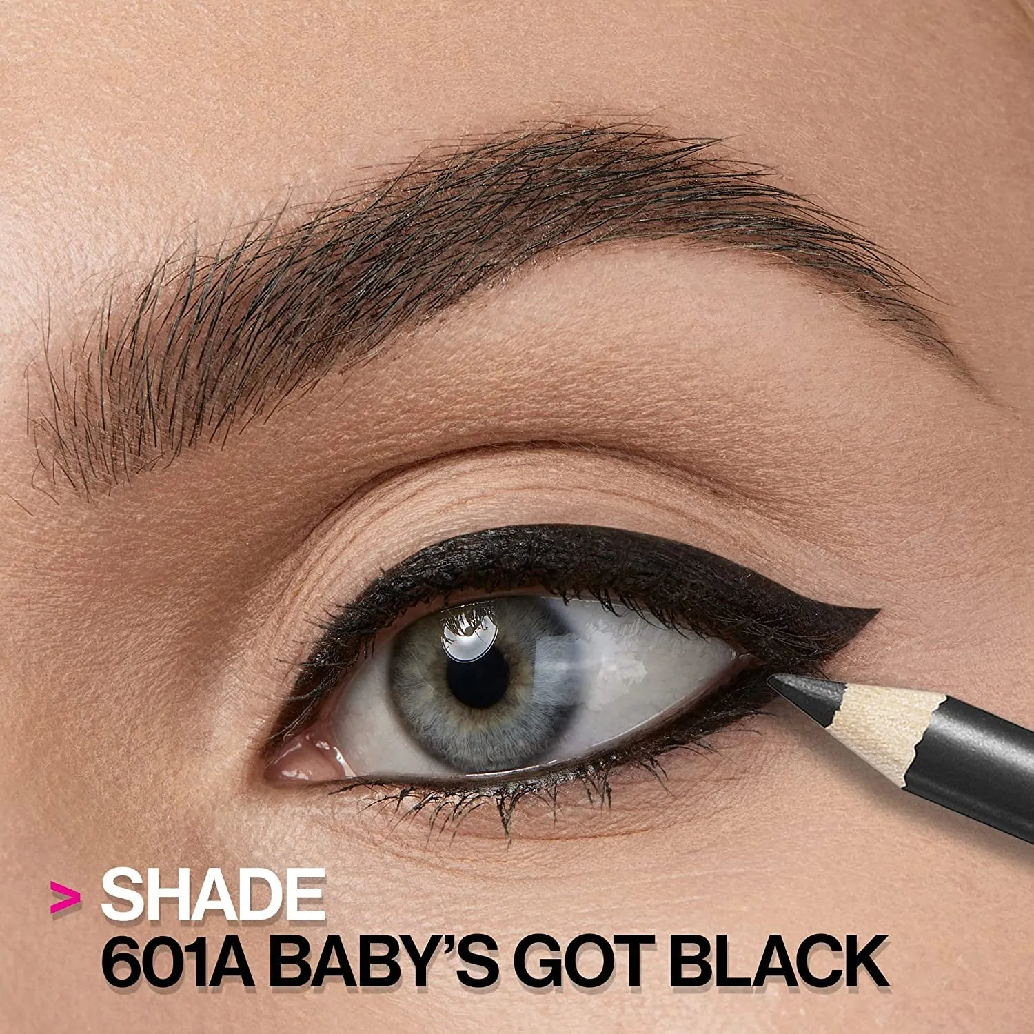 Color Icon Kohl Eyeliner Pencil - Rich Hyper-Pigmented Color, Smooth Creamy Application, Long-Wearing Matte Finish Versatility, Cruelty-Free & Vegan - Baby'S Got Black