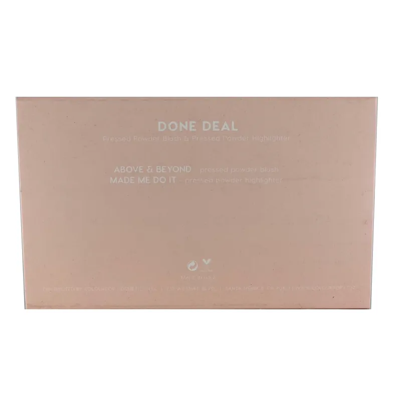 ColourPop Pressed Powder Palette Blush And Highlighter - Done Deal