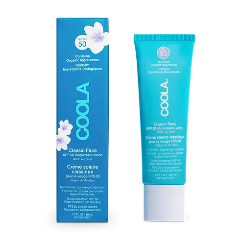 COOLA Classic SPF 50 Face Sunscreen Lotion White Tea