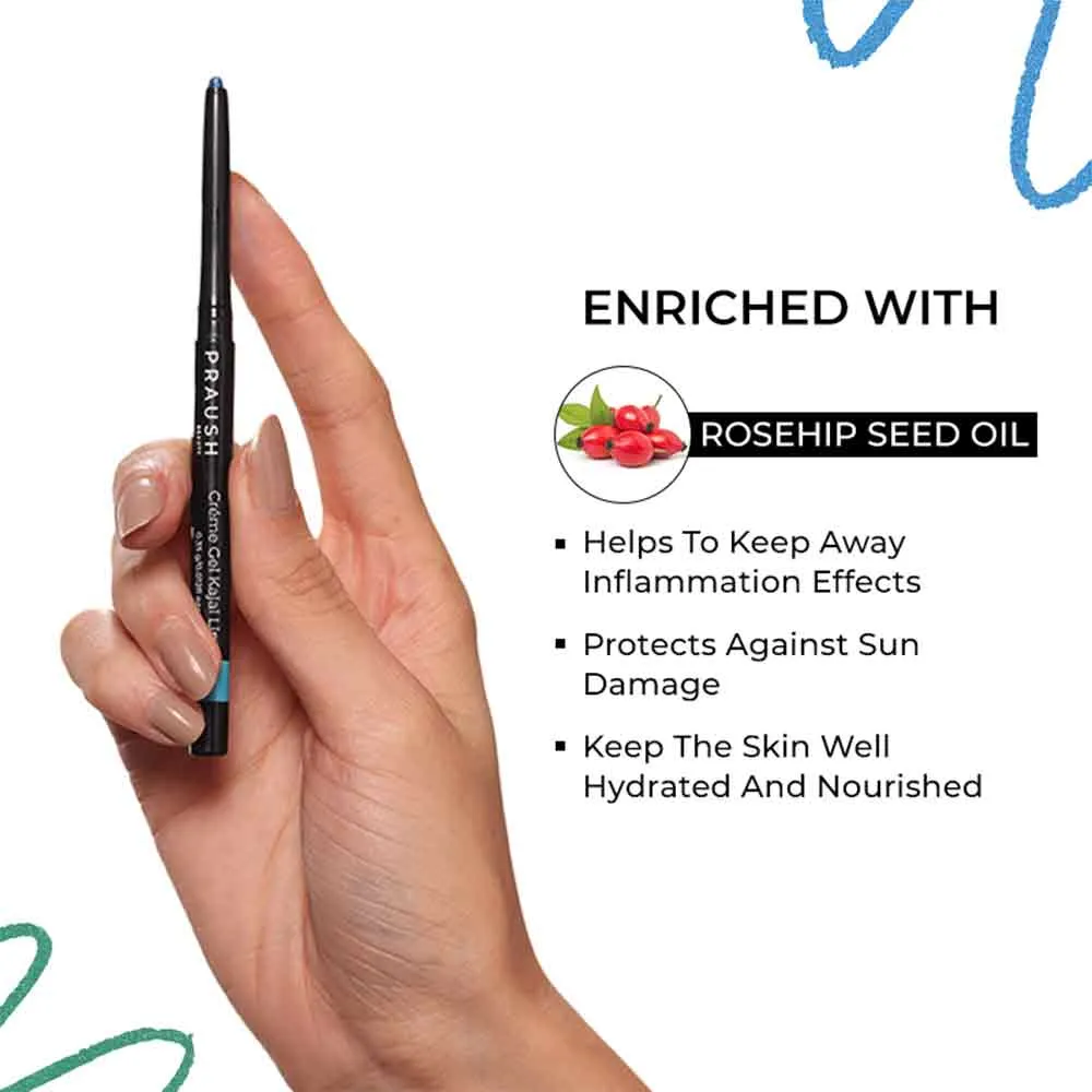 Creme Gel Coloured Kajal Liner For Sensitive Eyes