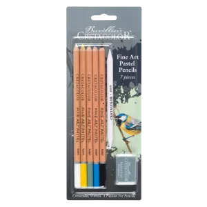 Cretacolor Fine Art Pastel Pencil Bird 7-Piece Set