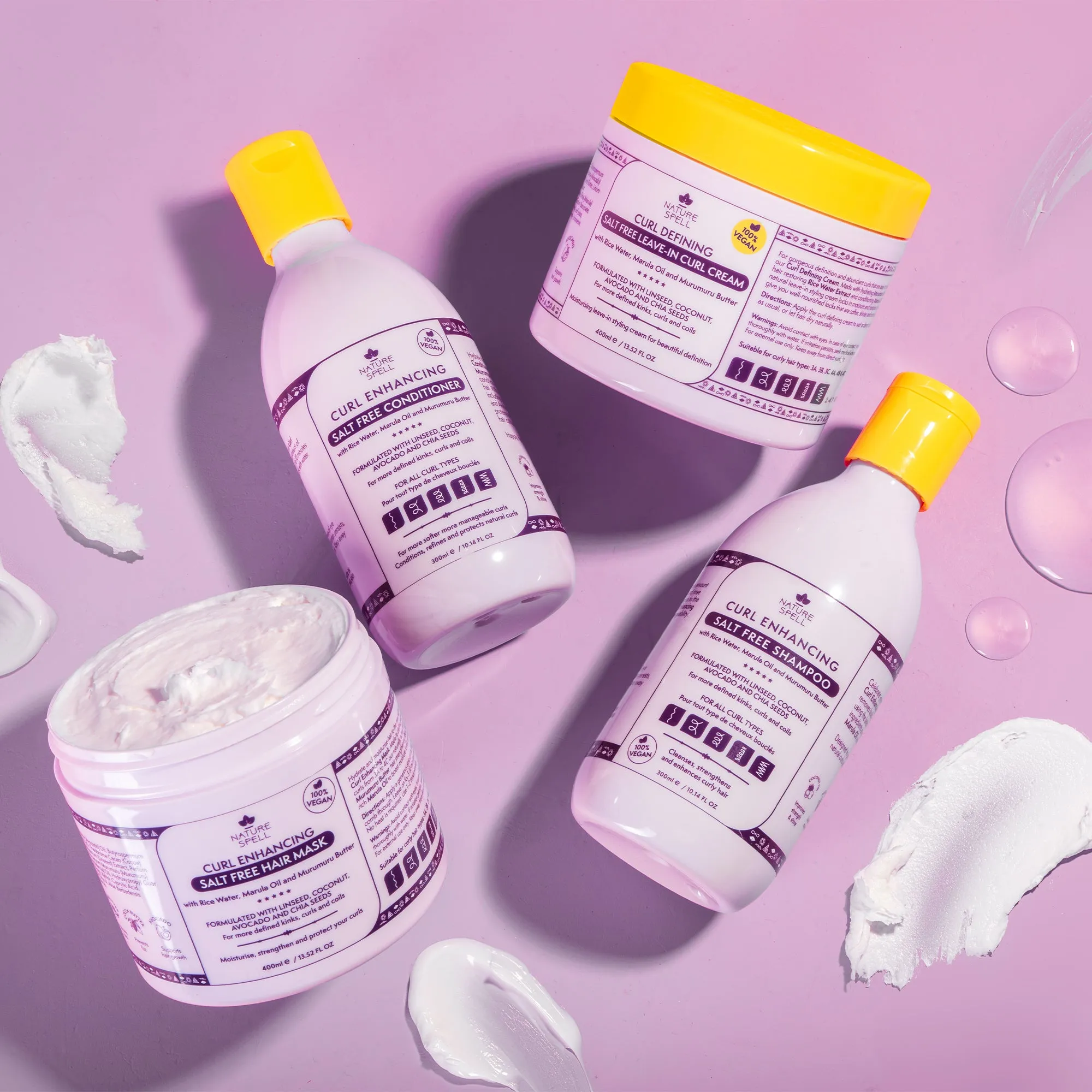 Curl Defining Salt Free Leave in Curl Cream