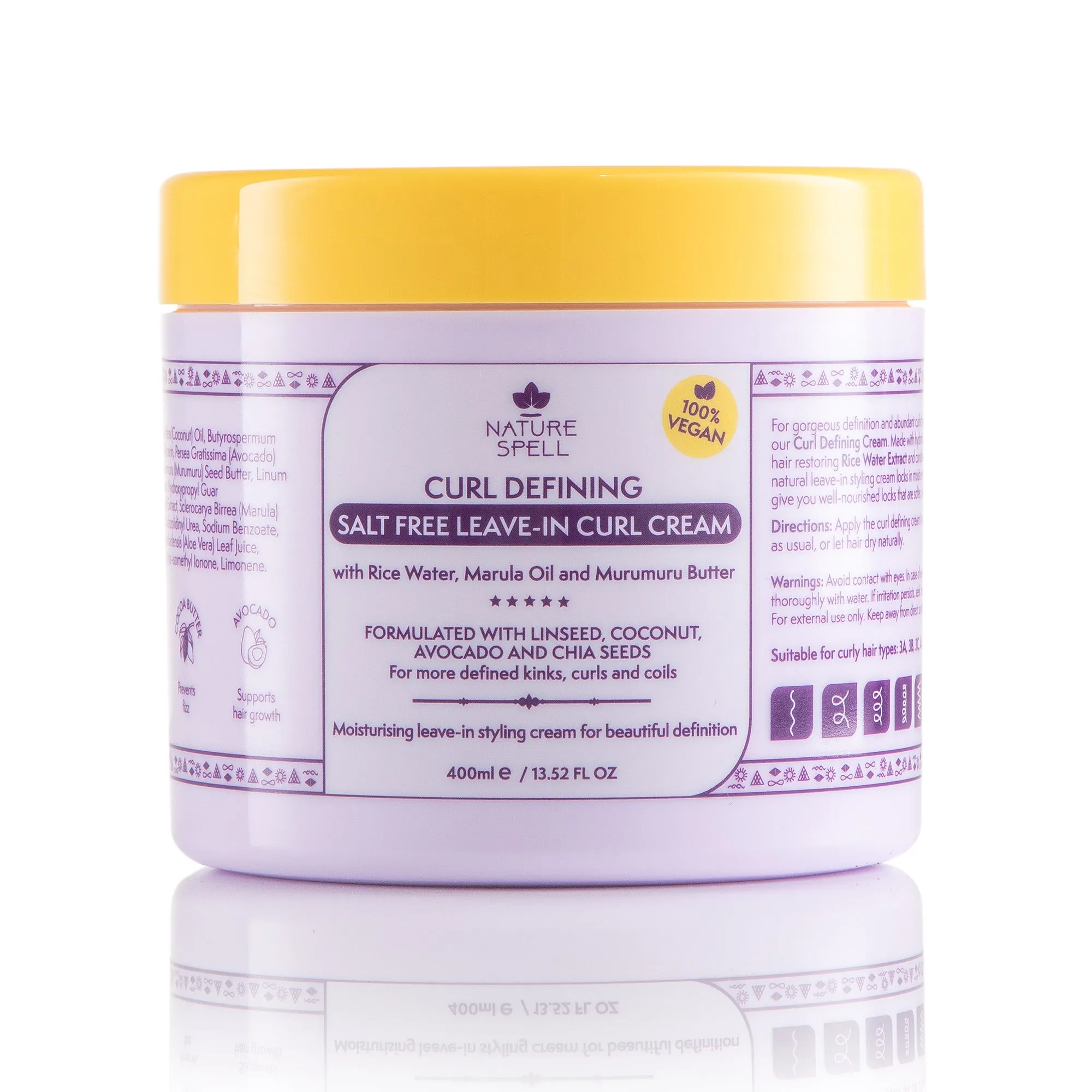 Curl Defining Salt Free Leave in Curl Cream