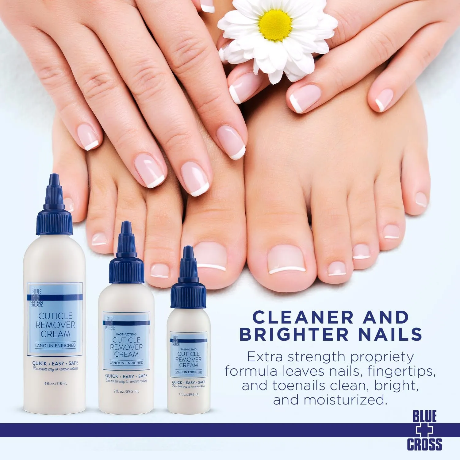 Cuticle Remover Cream for Dry Damaged Cuticles, Moisturizing Cuticle Softener for Nails, Professional Nail Care for Dry Manicures, Brittle Hang Nails, Made in USA, 2Oz
