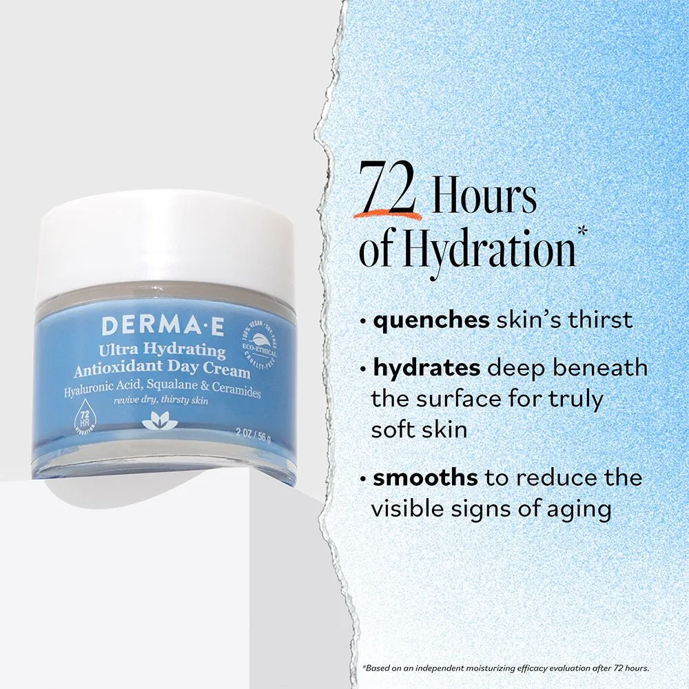 Derma E Ultra Hydrating Antioxidant Day Cream 56 Grams