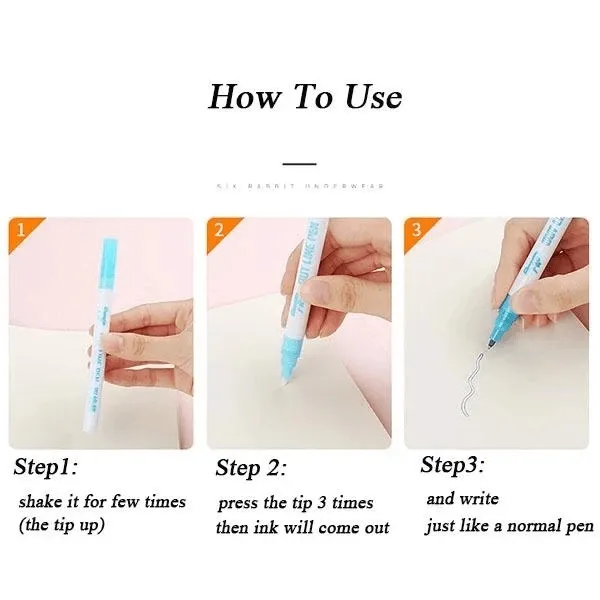 Double Line Outline Pen，For Gift Card Writing & Drawing