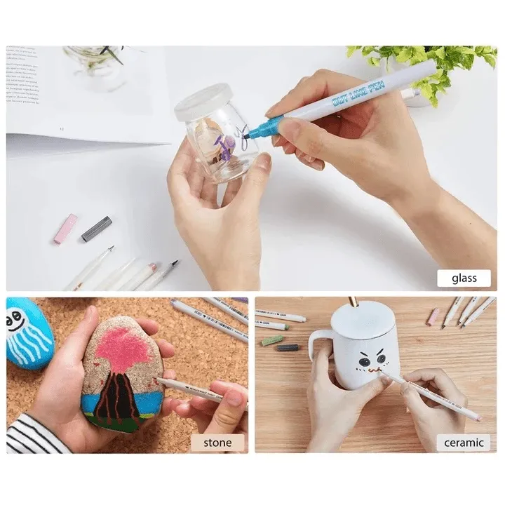 Double Line Outline Pen，For Gift Card Writing & Drawing