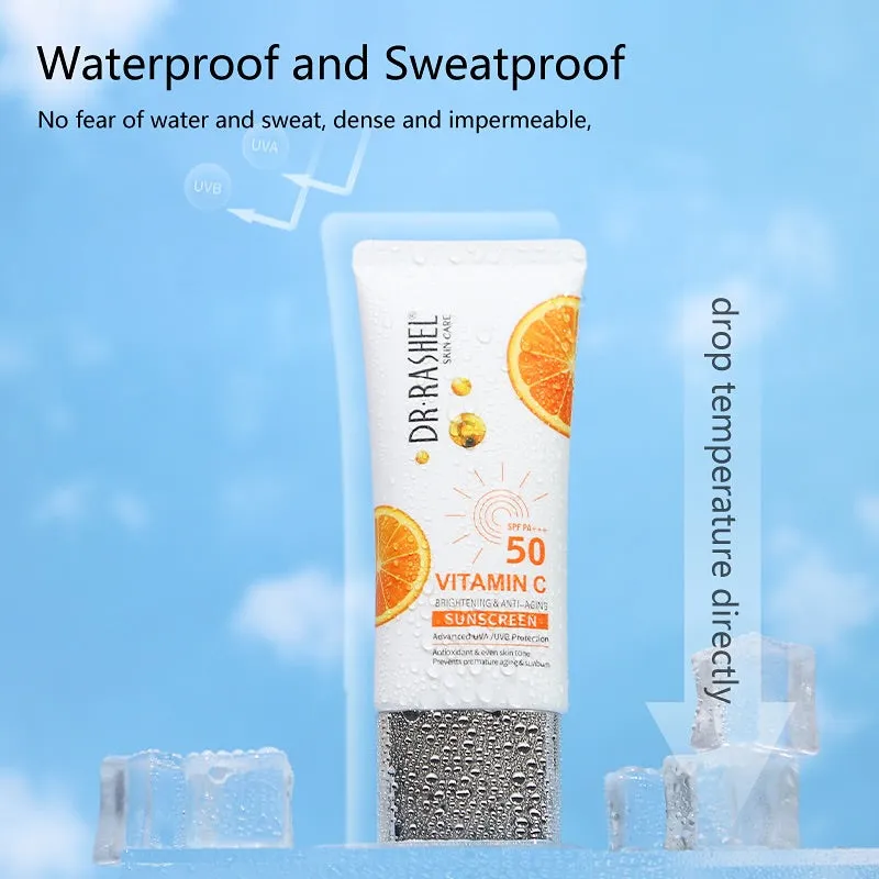 Dr Rashel Vitamin C Brightening & Anti Aging Suncream SPF50 - 50g