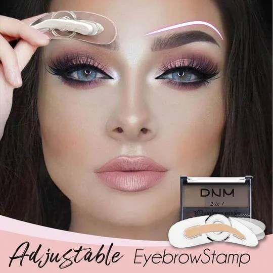 Dual-color Adjustable Eyebrow Stamp