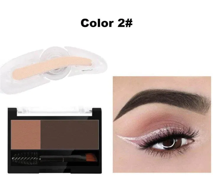 Dual-color Adjustable Eyebrow Stamp
