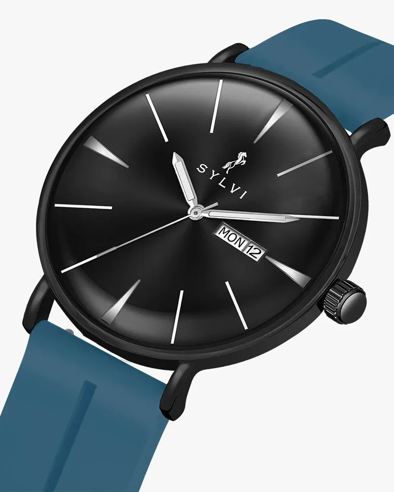 Elegadoom Black Sky Blue Silicone