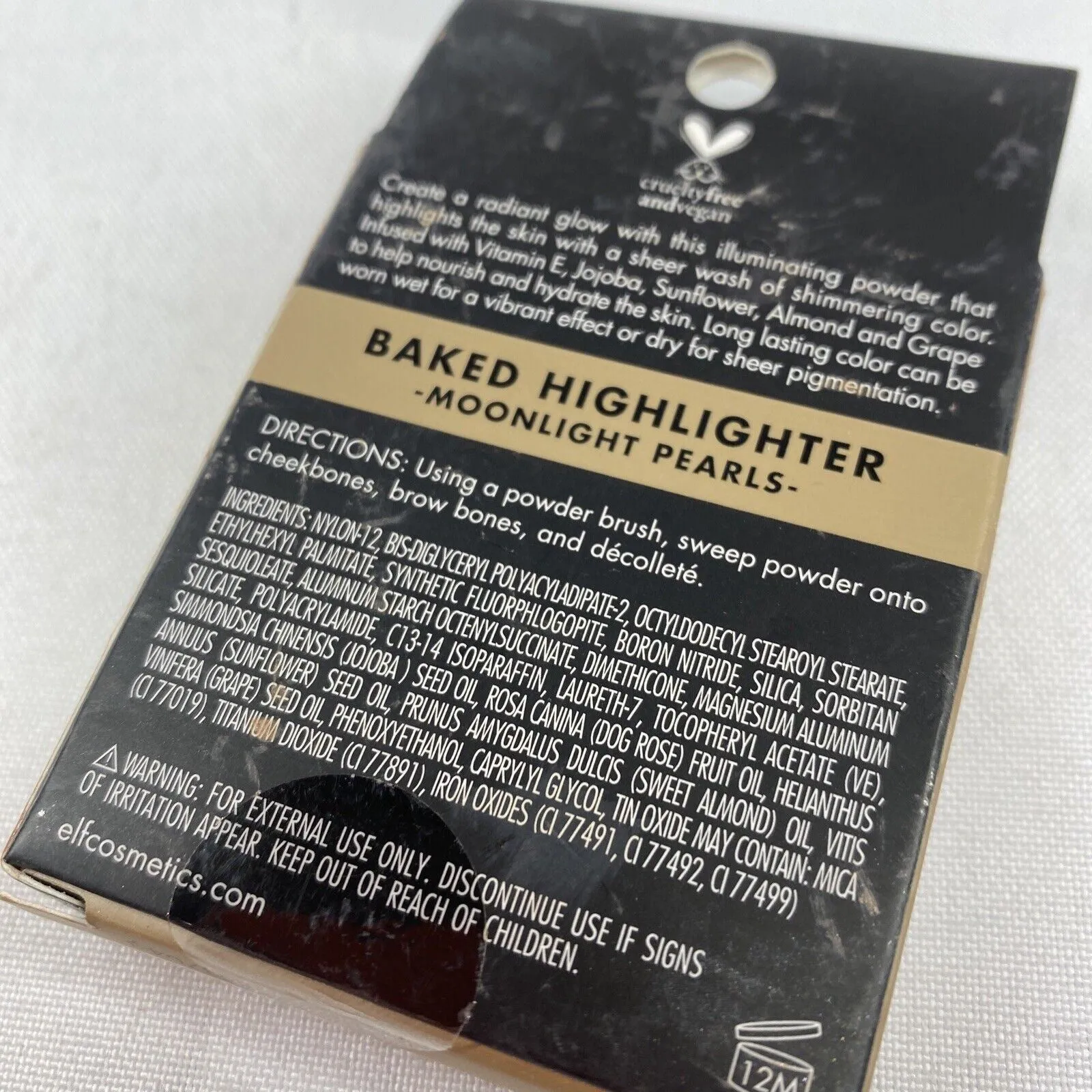 E.L.F., Baked Highlighter, Moonlight Pearls, 0.17 oz (5 g)