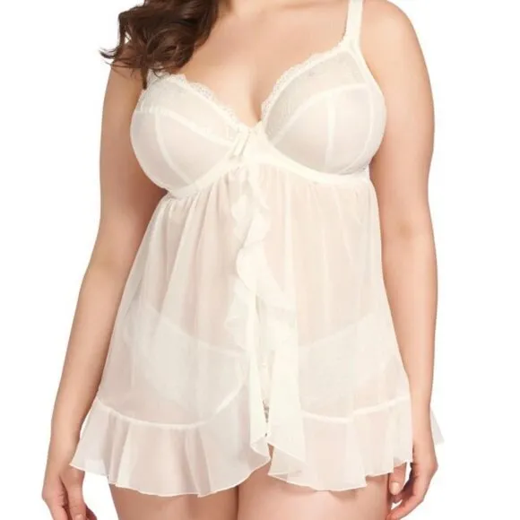 Elomi Maria Underwire Babydoll Chemise Lingerie EL8501