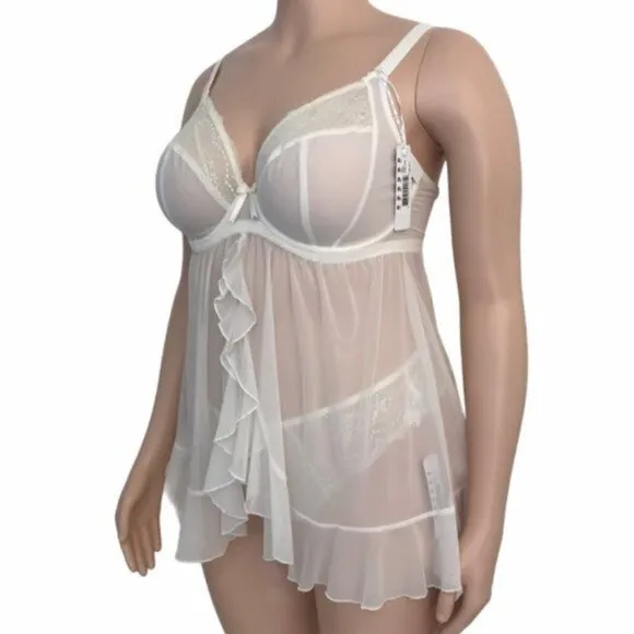 Elomi Maria Underwire Babydoll Chemise Lingerie EL8501