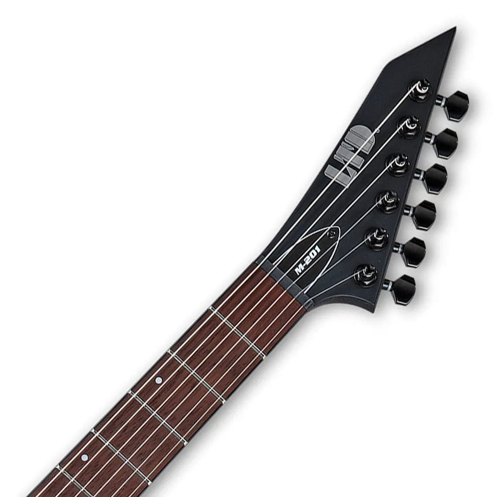 ESP LTD M-201 HT Electric Guitar - Black Satin