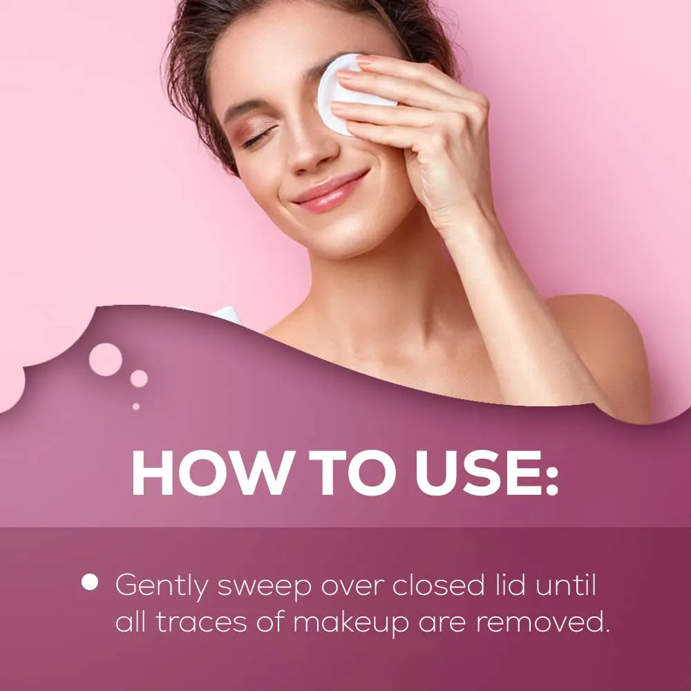 Eye Q'S Oil-Free Eye Makeup Remover Pads, 65-Count (Pack of 3)