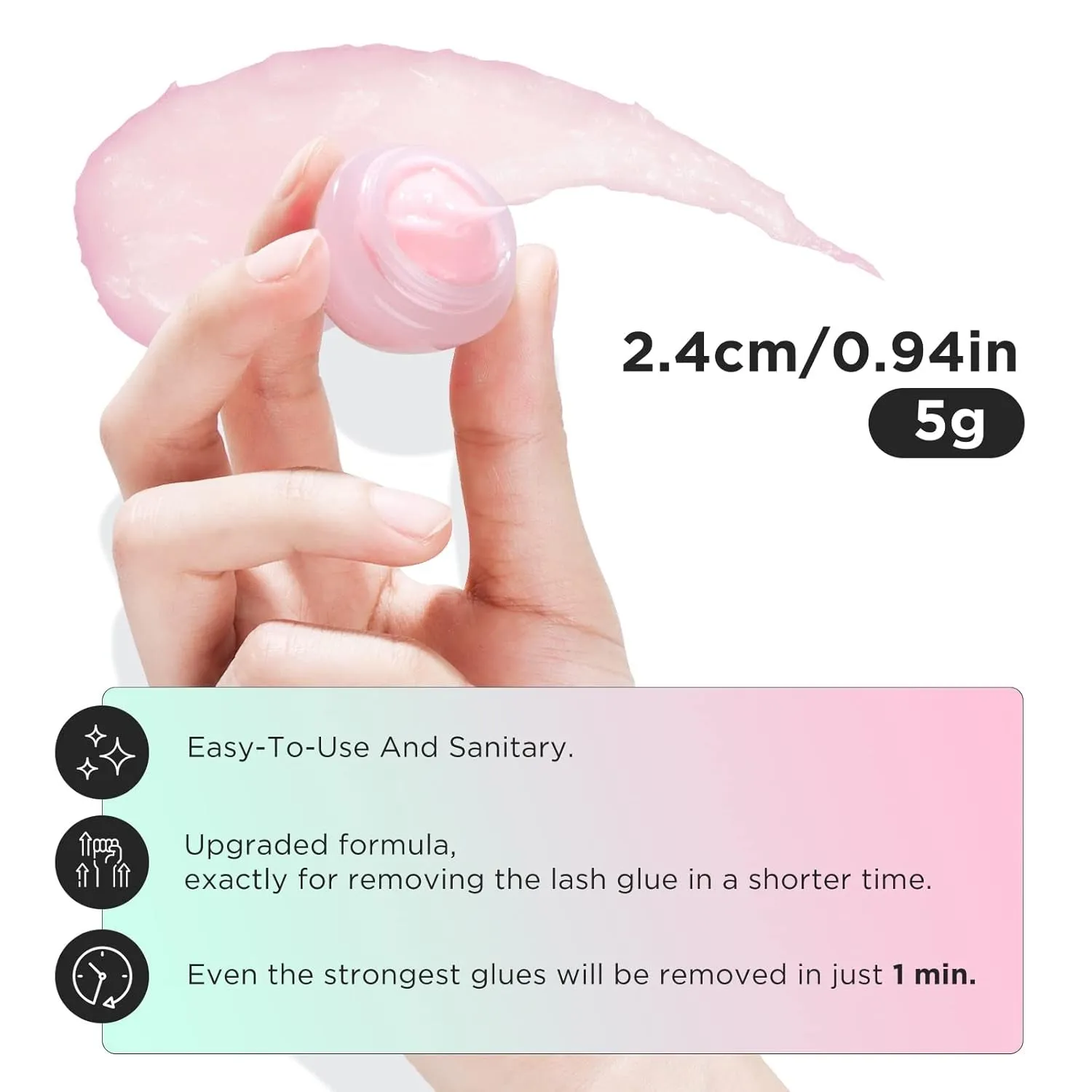 Eyelash Extension Remover Cream, Special LILY Flavor Cream, Lash Extension Remover Cream Professional Eyelash Extensions Remover for Salon,5G