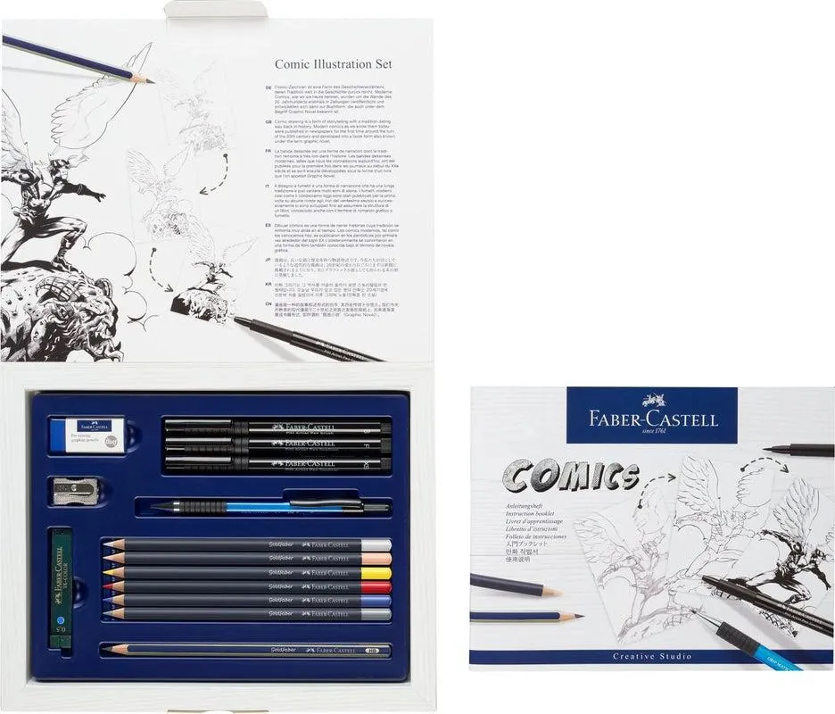 Faber-Castell - Comic Illustration Set 15 Pieces