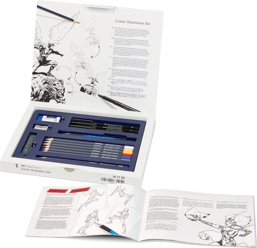 Faber-Castell - Comic Illustration Set 15 Pieces
