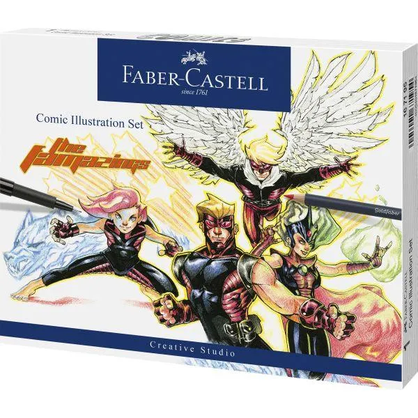 Faber-Castell - Comic Illustration Set 15 Pieces