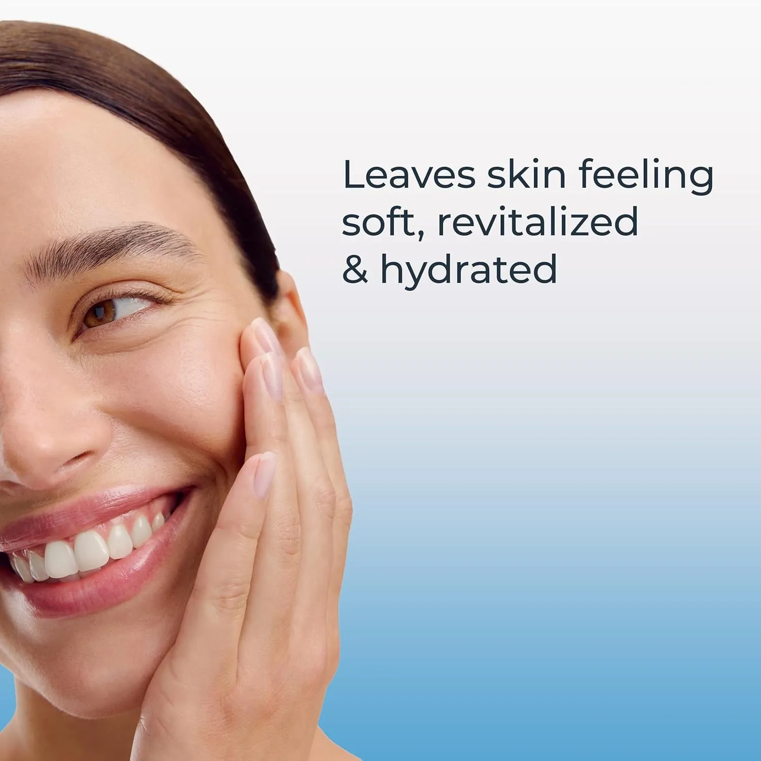 Face Gentle Cleansing Hydrating Cleansing Gel, Daily Face Wash and Makeup Remover with Hyaluronic Acid, 13.5 Fl Oz Bottle