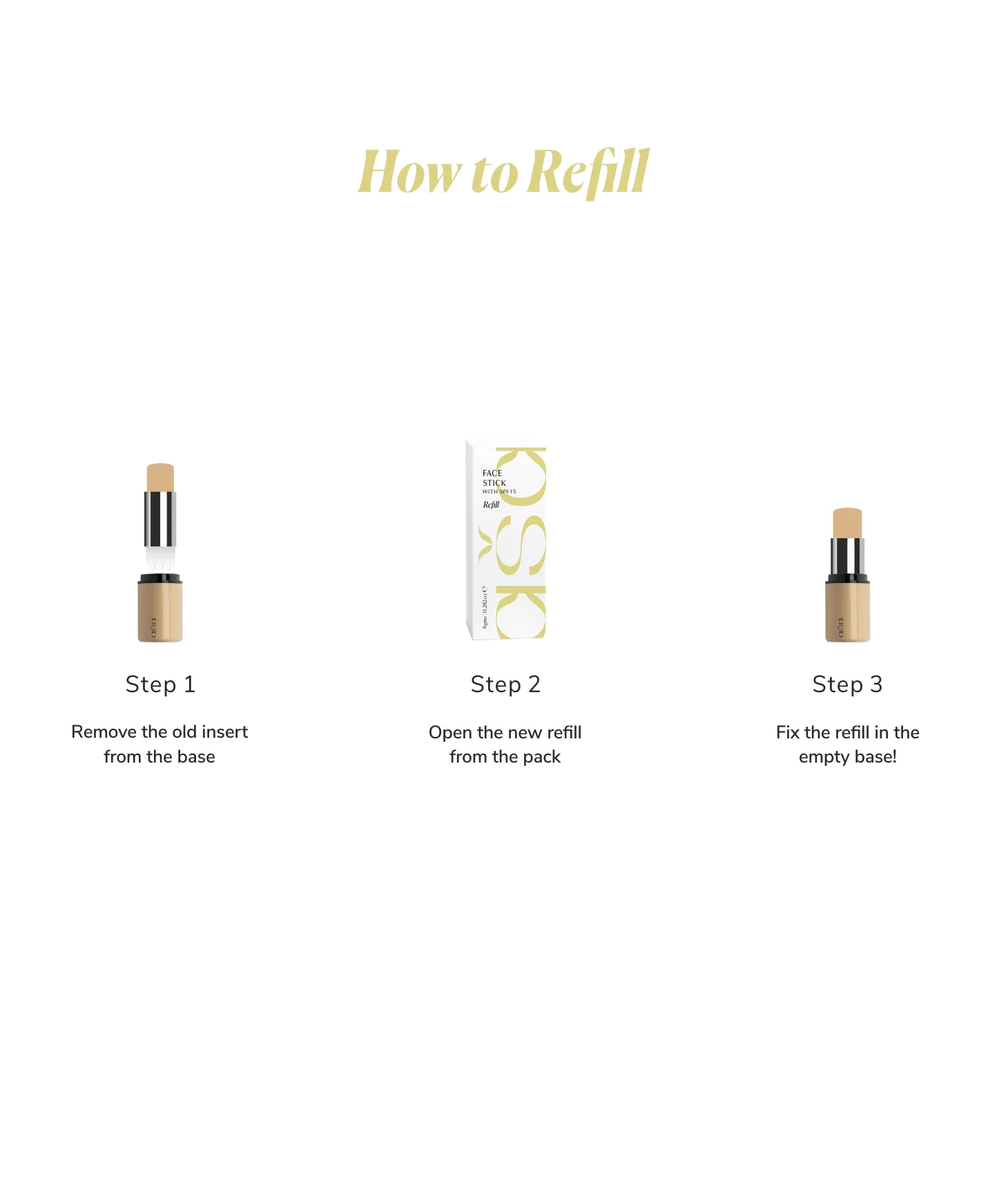 Face Stick with SPF 15 Refill