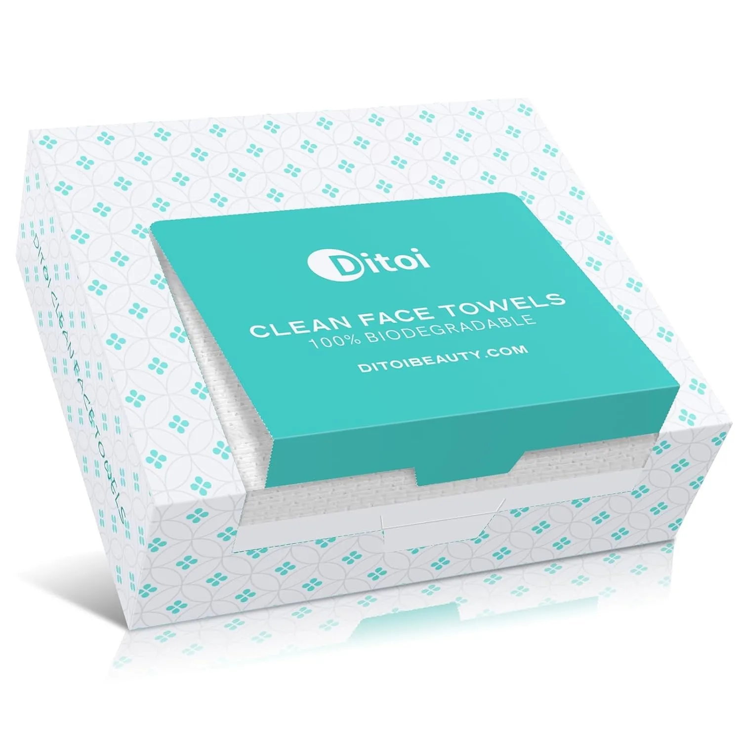 Face Towels, 10"×12" Disposable Face Towel, Face Towelettes XL, Ultra Soft Makeup Remover Dry Wipes, Thick Face Towel for Sensitive Skin, 50 Count (1 Pack)