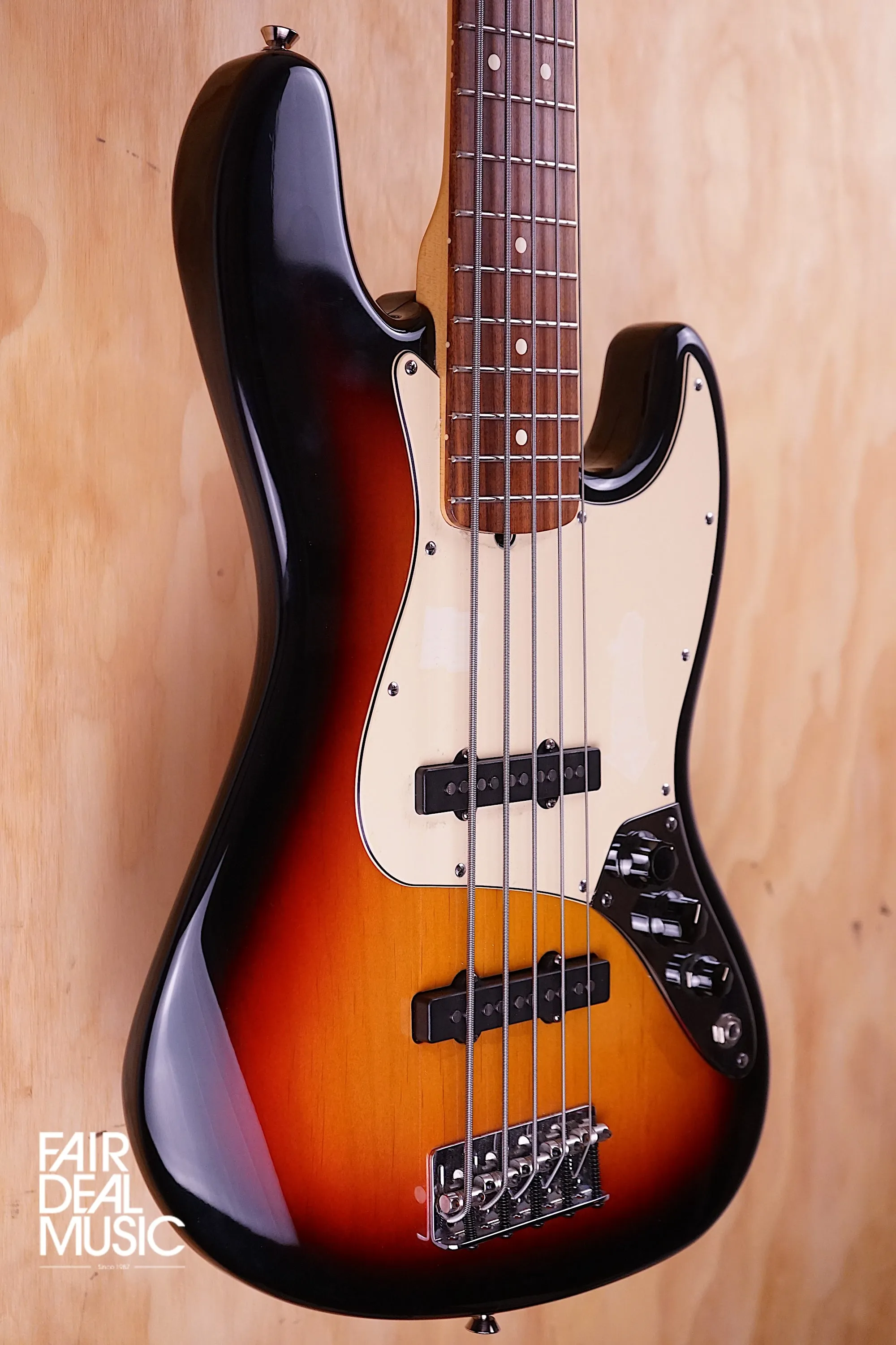 Fender Jazz Bass V with S-1 Switch in Sunburst, USED