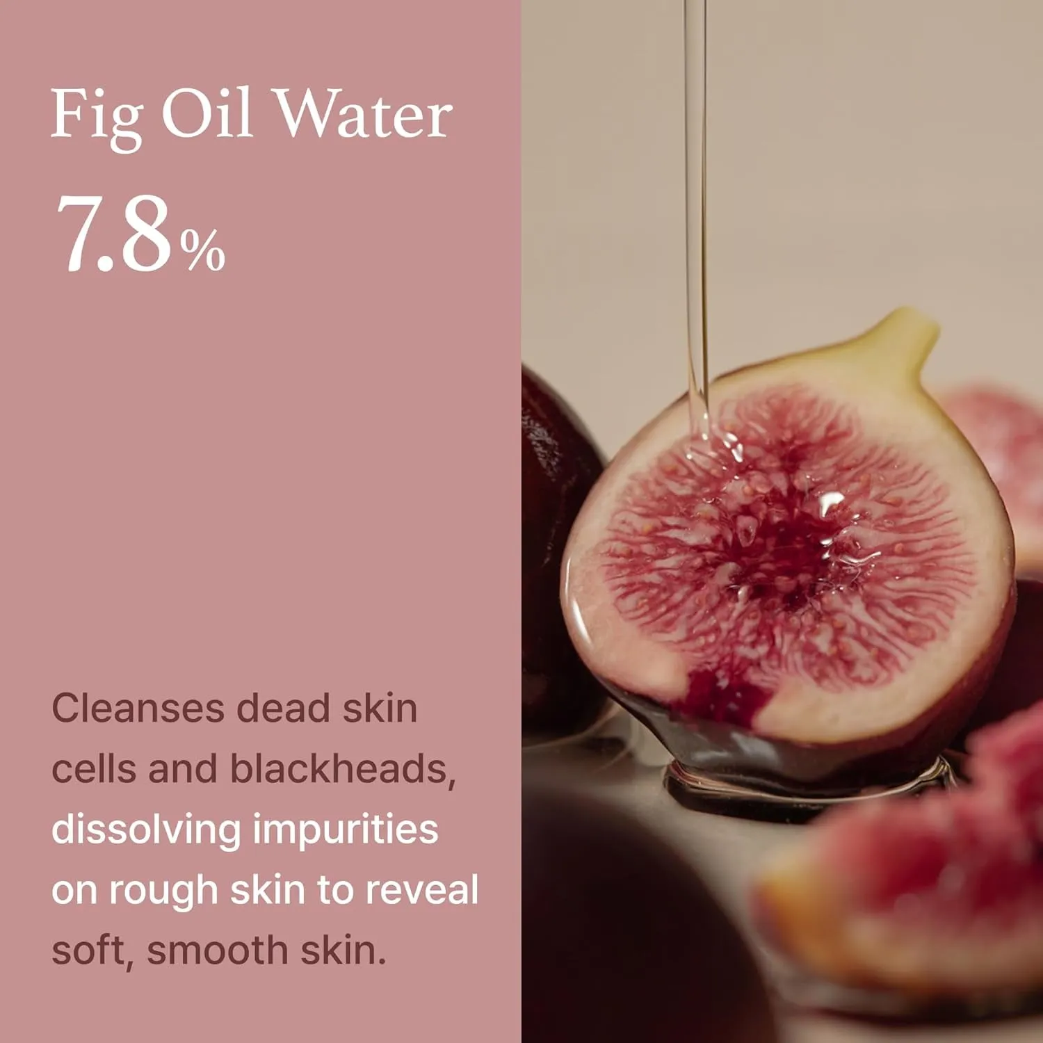 Fig Cleansing Balm, Korean Makeup Remover, Vegan, Easy to Rinse Off, Fig Oil Water 7.8% with Peptide and Amino Acid, Makeup Meltaway, Makeup Melting Balm to Oil, 100Ml