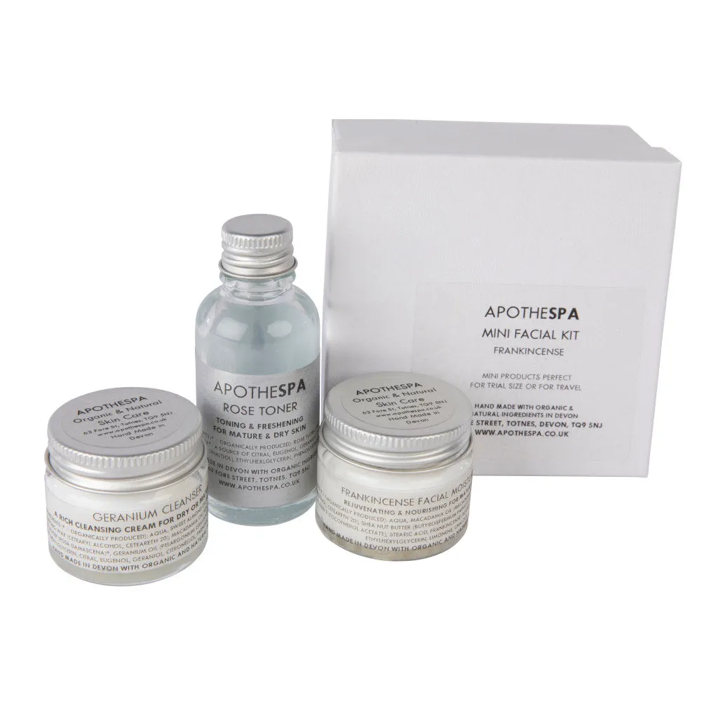 Frankincense, Geranium & Rose Facial Discovery Box