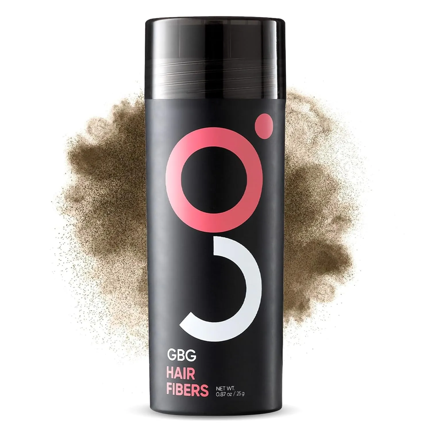 GBG Womens Hair Fibers for Thinning, Fine Hair & Bald Spots, Dark Brown - Thickening Fibers for Instant Cover up & Volume in 30 Seconds, Touch up and Thickener for Women & Men 25G - Cruelty Free