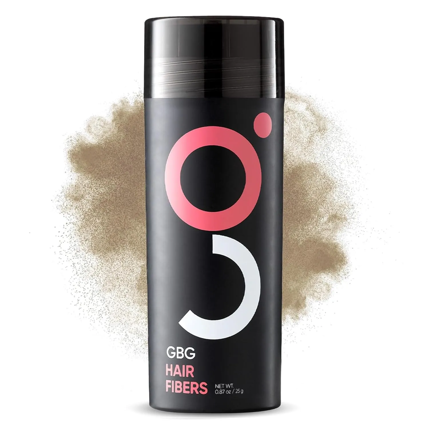 GBG Womens Hair Fibers for Thinning, Fine Hair & Bald Spots, Dark Brown - Thickening Fibers for Instant Cover up & Volume in 30 Seconds, Touch up and Thickener for Women & Men 25G - Cruelty Free