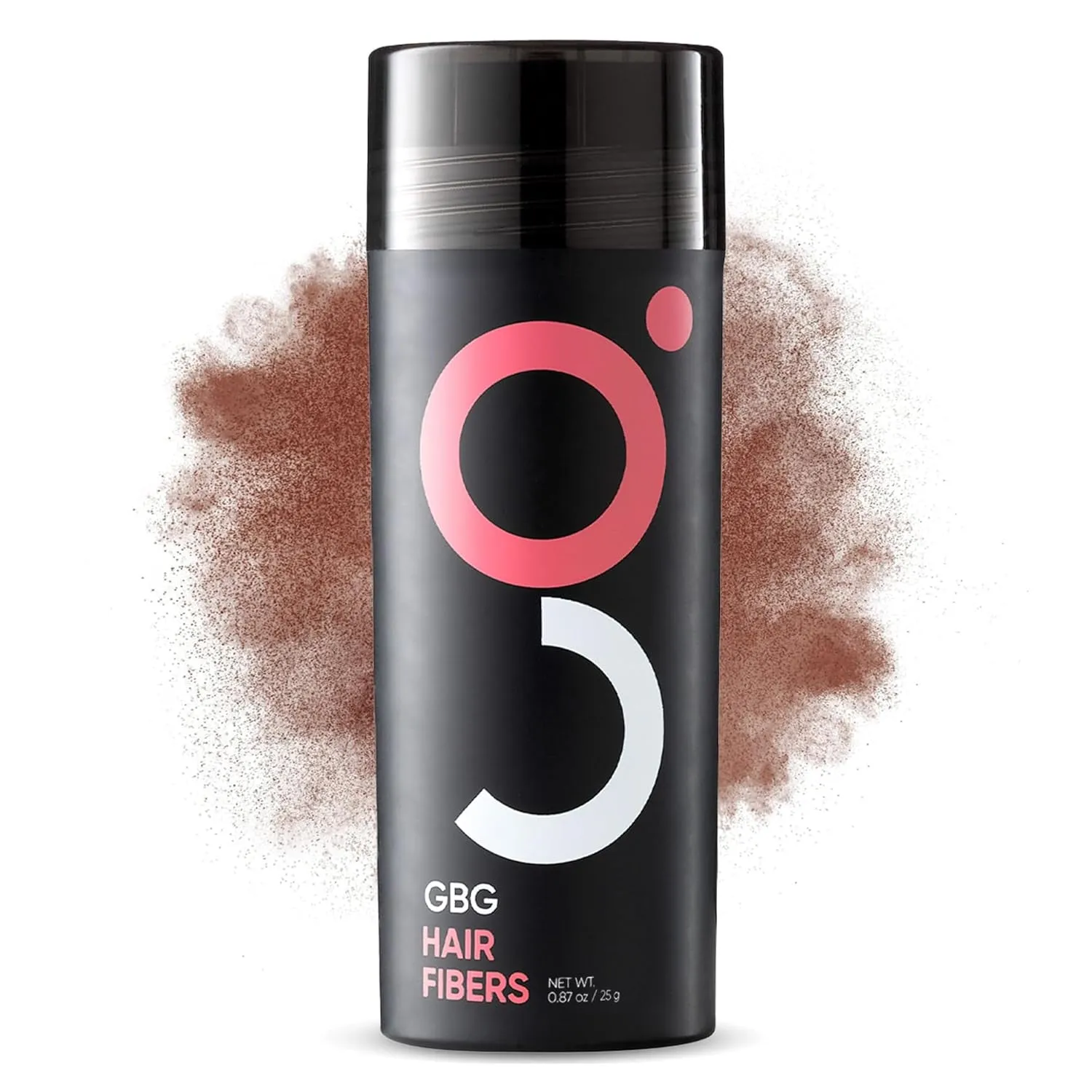 GBG Womens Hair Fibers for Thinning, Fine Hair & Bald Spots, Dark Brown - Thickening Fibers for Instant Cover up & Volume in 30 Seconds, Touch up and Thickener for Women & Men 25G - Cruelty Free