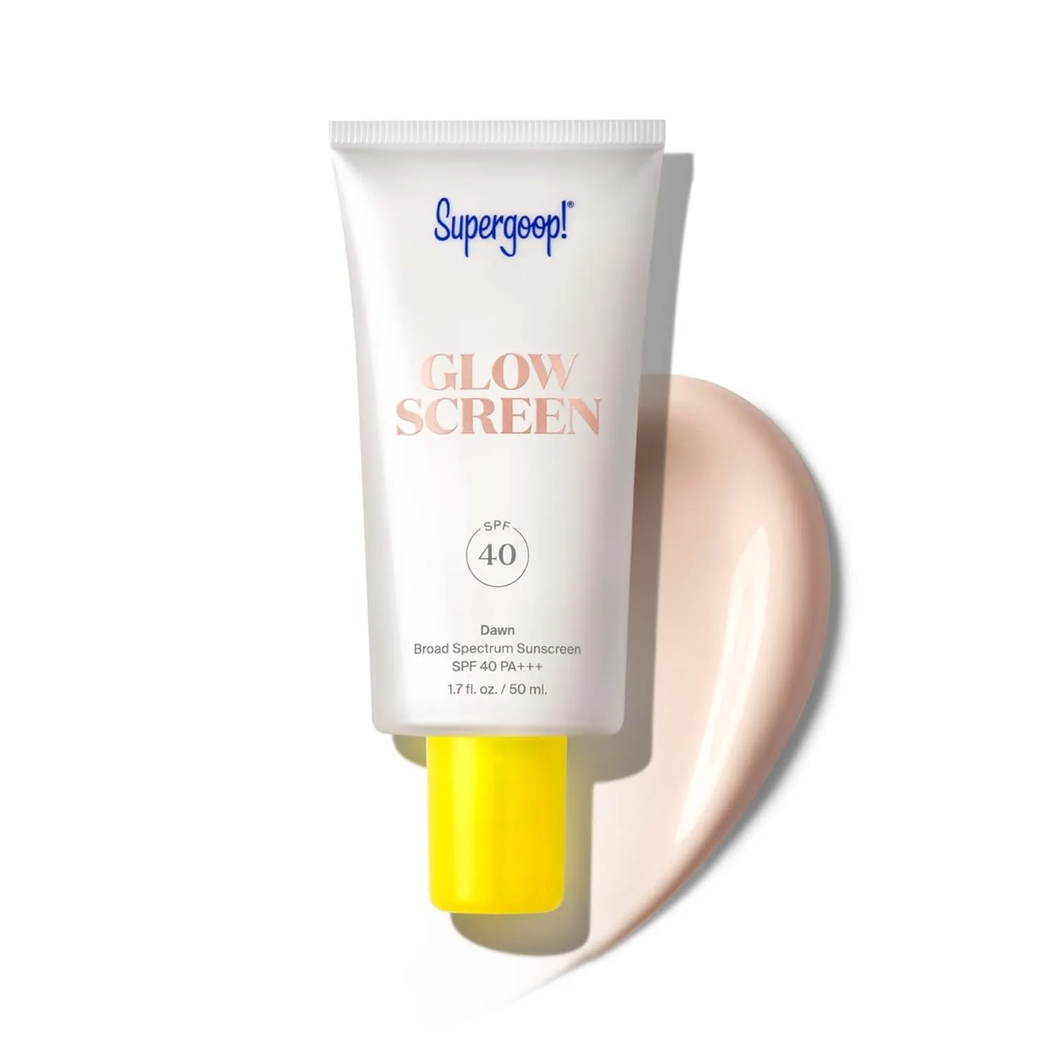 Glowscreen SPF 40, Sunrise (Champagne Glow) - 1.7 Fl Oz - Glowy Primer   Broad Spectrum Sunscreen - Helps Filter Blue Light - Boosts Hydration with Hyaluronic Acid, Vitamin B5 & Niacinamide