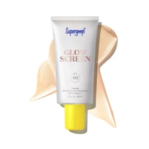 Glowscreen SPF 40, Sunrise (Champagne Glow) - 1.7 Fl Oz - Glowy Primer   Broad Spectrum Sunscreen - Helps Filter Blue Light - Boosts Hydration with Hyaluronic Acid, Vitamin B5 & Niacinamide
