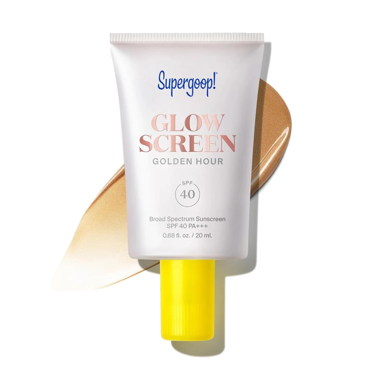 Glowscreen SPF 40, Sunrise (Champagne Glow) - 1.7 Fl Oz - Glowy Primer   Broad Spectrum Sunscreen - Helps Filter Blue Light - Boosts Hydration with Hyaluronic Acid, Vitamin B5 & Niacinamide
