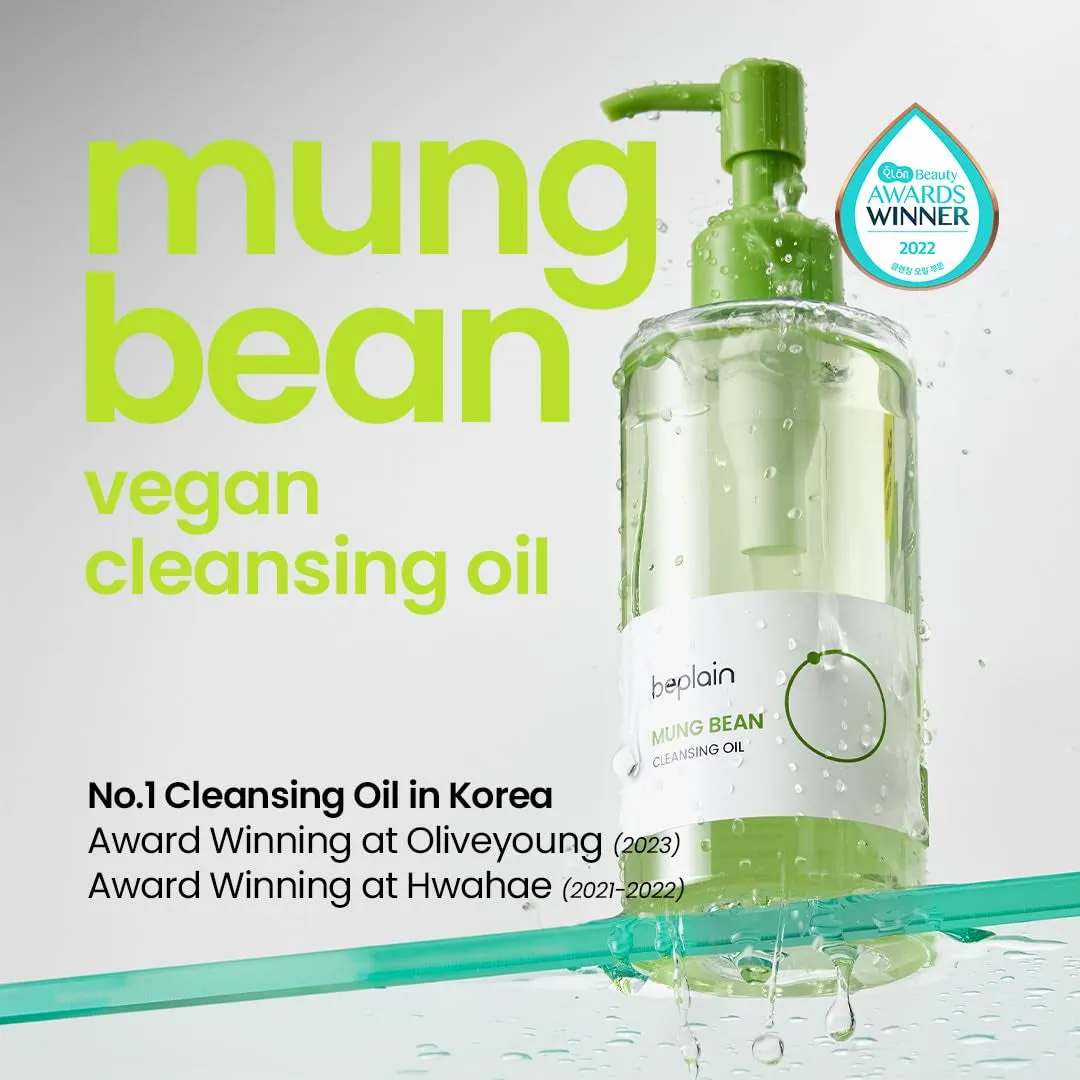 Greenful Vegan Cleansing Oil 6.76 Oz | Natural Deep Cleansing Oil for Sensitive & Dry Skin | Stubborn Makeup Remover | Gentle Pore Cleanser | Korean Cleansing Oil | K-Beauty
