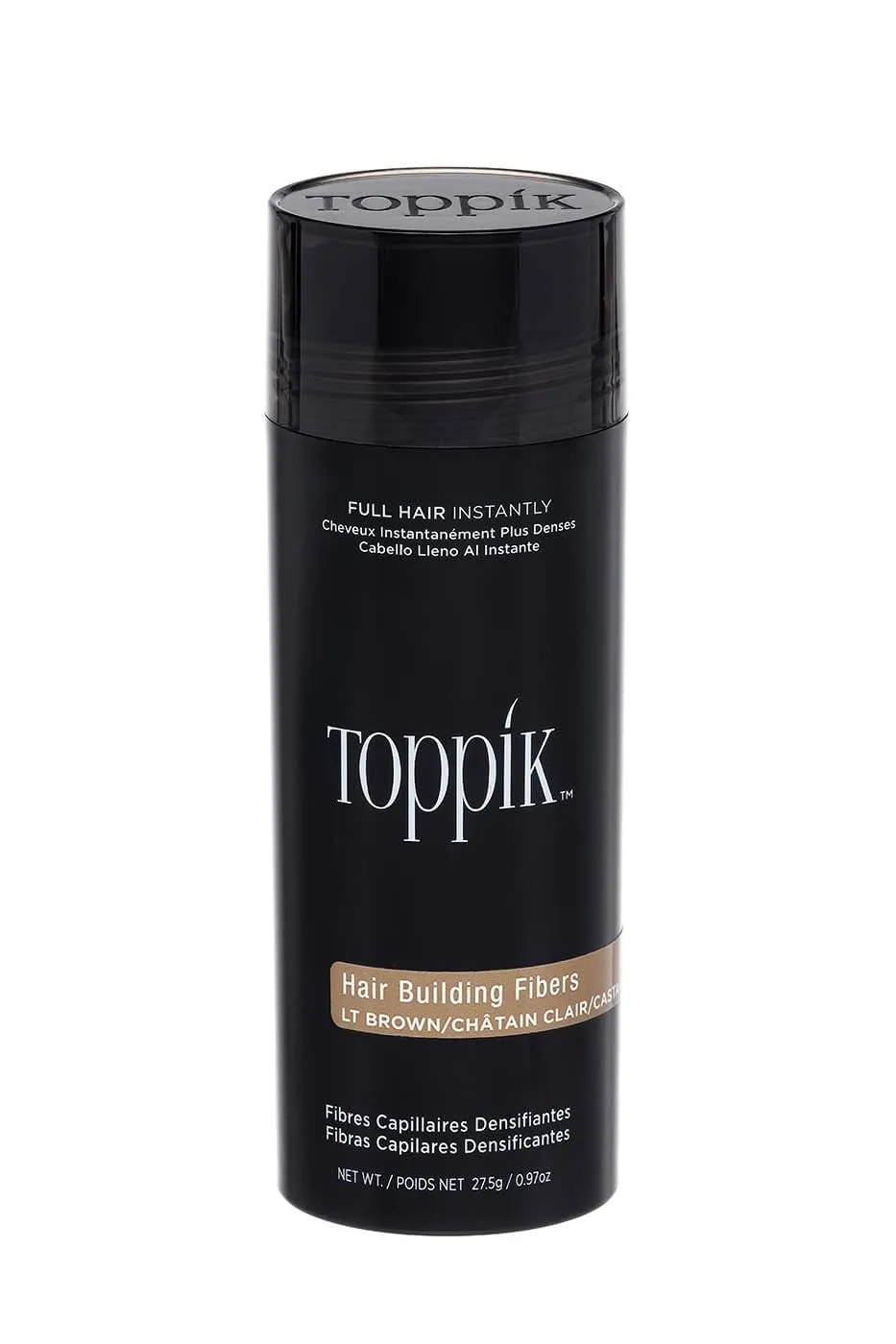 Hair Building Fibers, Medium Brown, 27.5G | Fill in Fine or Thinning Hair | Instantly Thicker, Fuller Looking Hair | 9 Shades for Men & Women