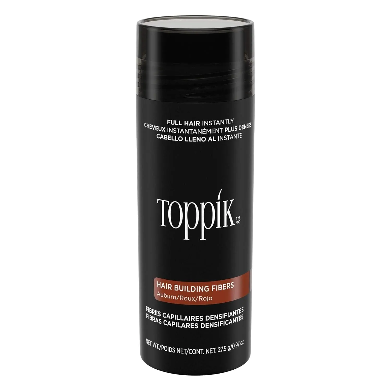 Hair Building Fibers, Medium Brown, 27.5G | Fill in Fine or Thinning Hair | Instantly Thicker, Fuller Looking Hair | 9 Shades for Men & Women