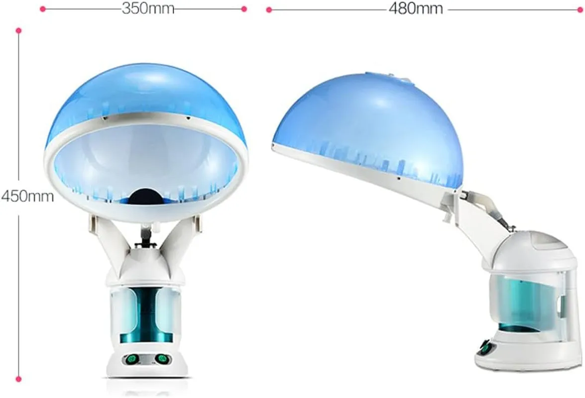 Hair Steamer, 2 in 1 Hair and Face Steamer for Natural Hair with UV Ozone, Face Steamer Hair Humidifier Moisturising Hydration System Sprayer for Personal Care Use at Home and Salon