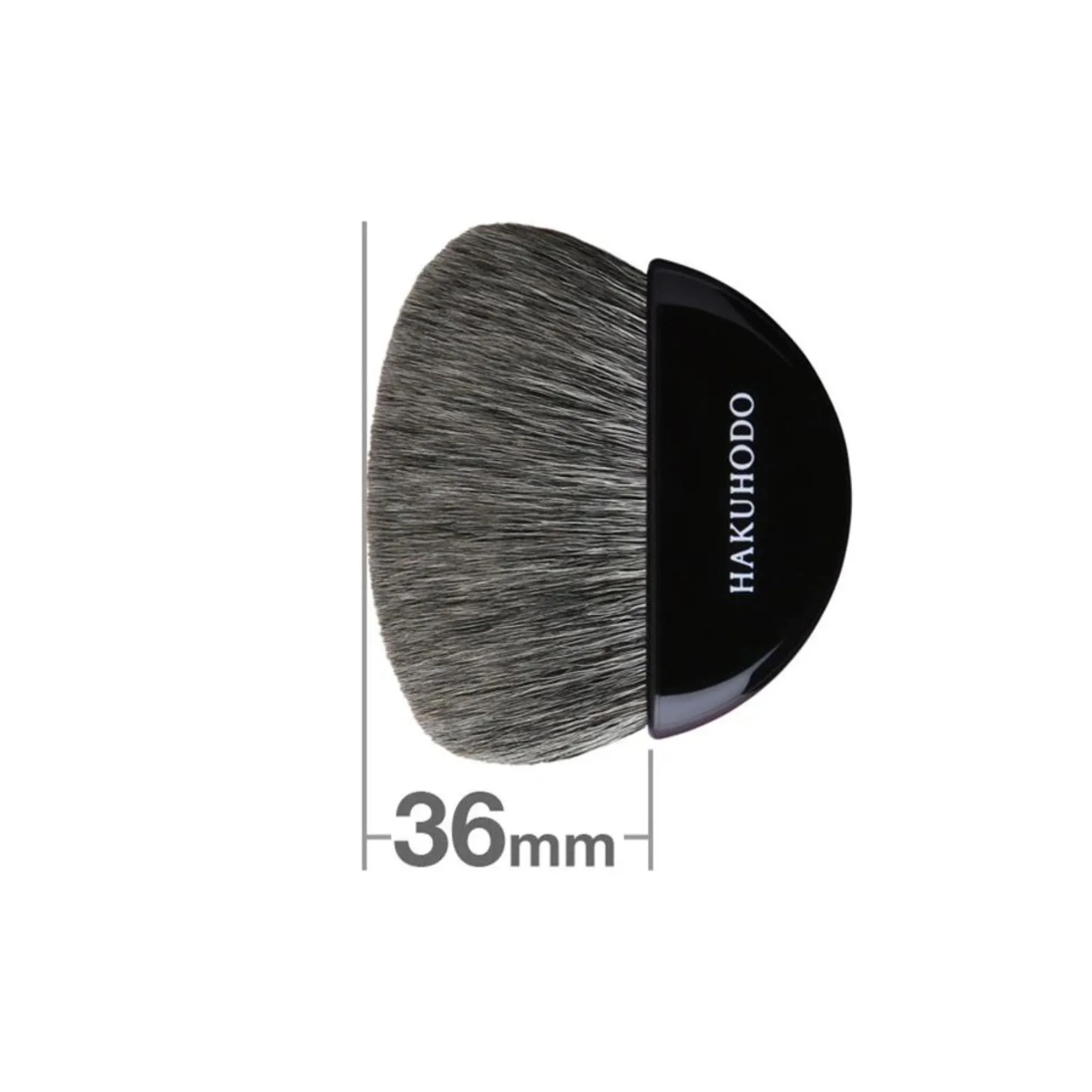 Hakuhodo Fan Brush (Gray Natural Bristles)