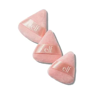 Halo Glow Pinkie Puffs, Finger-Sized, Mini Puff for Applying Loose & Pressed Powders, Soft, Reusable & Washable, Vegan & Cruelty-Free, Set of 3