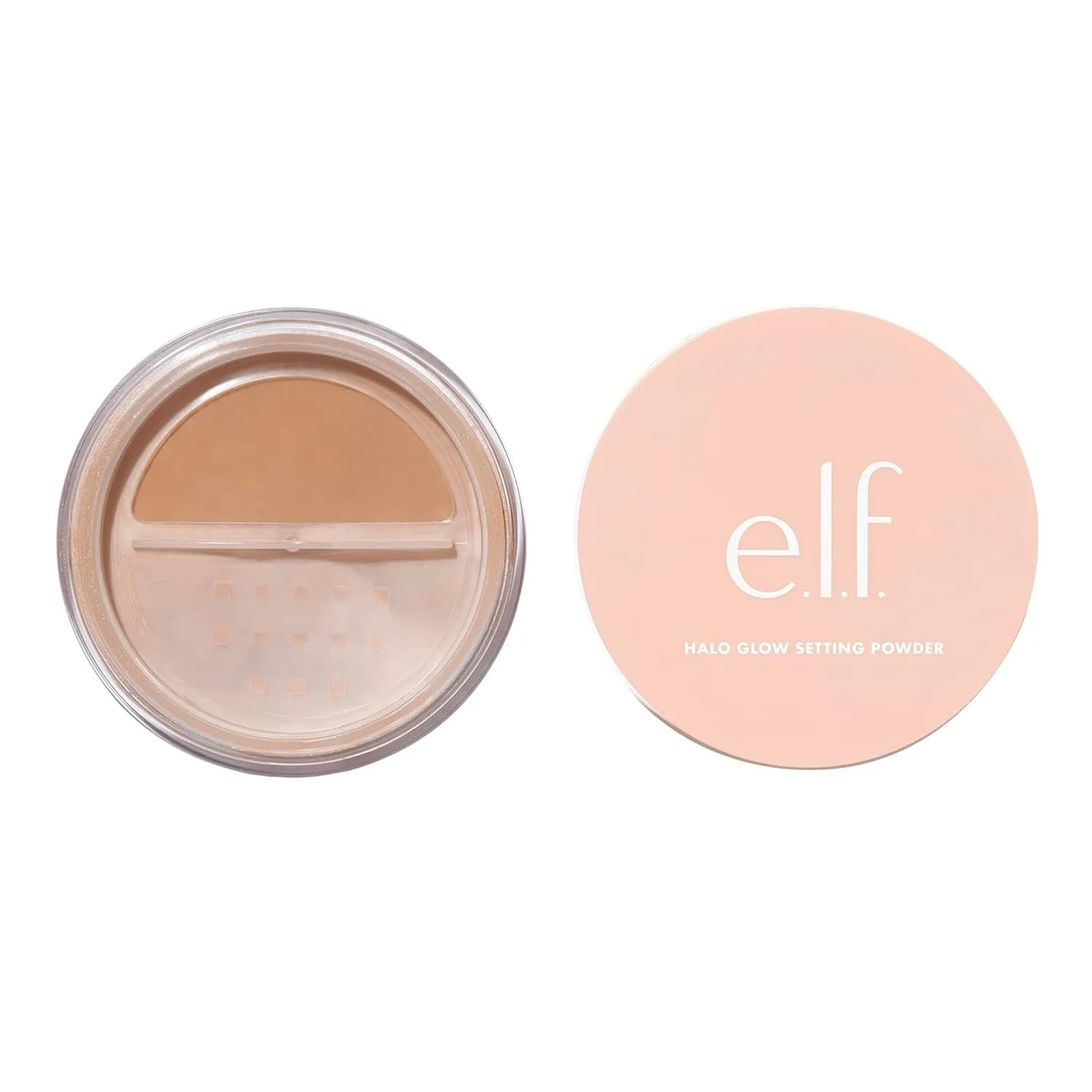 Halo Glow Soft Focus Setting Powder, Silky Setting Powder for Creating Soft Glow without Shine, Smooths Pores & Lines, Light