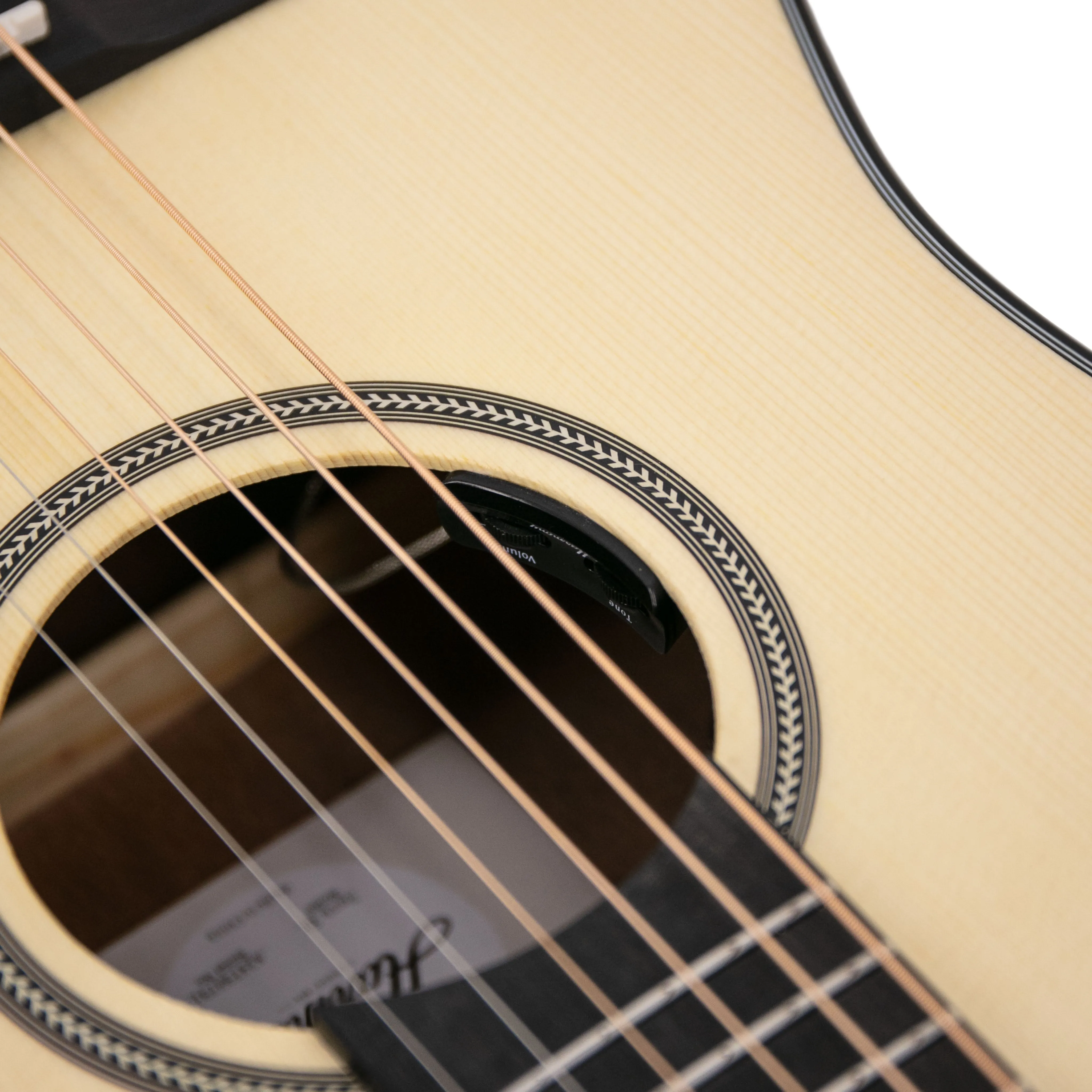 Harmony Foundation Series e-Terra ST Dreadnought Acoustic Guitar, Natural Satin